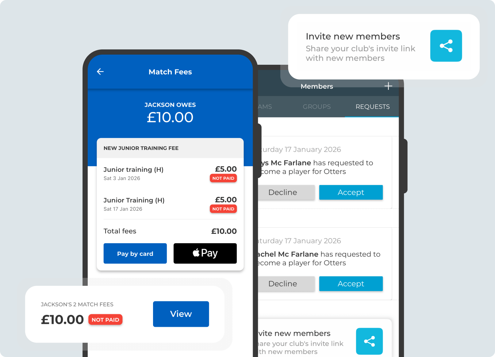 Payment collection integration showcase