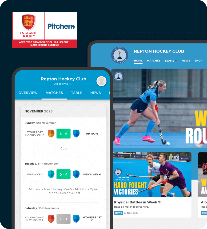 Club membership and registration features