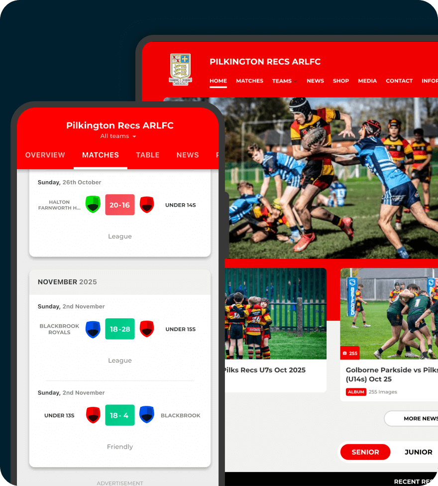 Club membership and registration features